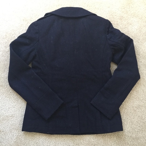 American Eagle navy blue wool jacket xs - Picture 5 of 6
